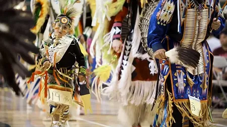 Powwow dancers